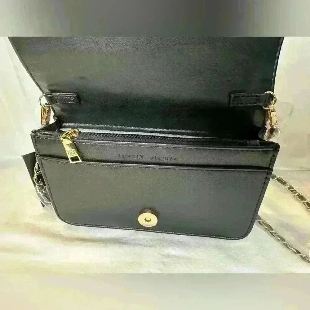 Badgley Mischka Sequins Purse Black